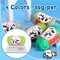 4 Pieces Beginner Crochet Yarn, 50g /218 Yard Easy Yarn Crochet Knitting Yarn for Beginners with Easy-to-See Stitches, Yarn for Crocheting Bag, Keychain, Flower, Animal